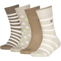 Tommy Hilfiger Socken TH KIDS SOCK 4P BRETON STRIPE STARS ECOM (4 Paar)