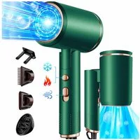 OYLCDI Haartrockner Föhn Ionen,klappbar, Weihnachtsgeschenk, Hair Dryer, 2400 W, mit 3 Stylingdüsen & 6 Temperatureinstellungen,Klappbar Haartrockner, Hairdryer Frisuren Zubehör Reisehaartrockner