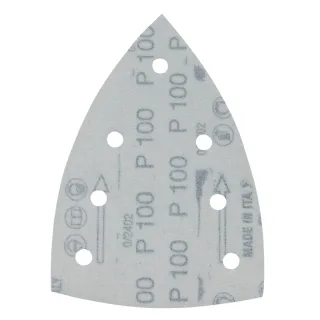 Makita Schleifpapier 100x150mm, Körnung A100,Klett, 7 Loch, 10 Stück - E-23444