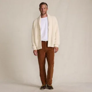 Slim Fit Cordhose für Herren, Herren, size: regular, Braun, Elasthan/Baumwoll-Mischung, by Lands' End