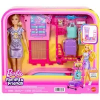 Barbie Anziehpuppe Barbie Kofferband Spielset mit Puppe Malibu