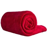 Wohndecke Kuscheldecke aus 100% Polyester, 150x220 cm, Clinotest, Kochfest ohne Einlaufen oder Fusseln, auch als Sofadecke & Tagesdecke