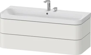 Duravit Happy D.2 Plus c-shaped Set wandhängend Nordic Weiß 1175x490x480 mm - HP4349E39390000 HP4349E39390000