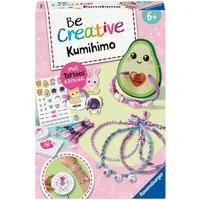 Ravensburger Kreativset BeCreative Midi, Freundschaftsbändchen Kumihimo & Tattoos Kawaii, Made in Europe