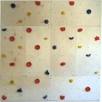 Gartenpirat Kletterwand Kletterwand Indoor mit bunten Klettersteinen und Montagematerial, (8-St)