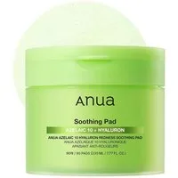 Anua Toner Azelaic 10 Hyaluron Redness Soothing Pads – beruhigende Toner-Pads mit 10 % Azelainsäure & Hyaluronsäure bei Rötung & Irritation – dehnbar, feuchtigkeitsspendend, ideal für empfindliche Haut (90 Pads)