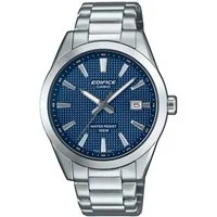 CASIO EDIFICE Quarzuhr EFV-160D-2AVEF, Armbanduhr, Herrenuhr, Edelstahlarmband, analog, Tag, Neo-Display