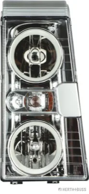 HERTH&BUSS Hauptscheinwerfer, rechts, H7/H1, PY21W, W5W - 81658086