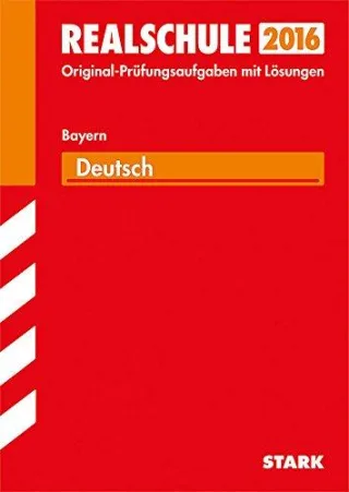 Abschlussprüfung Realschule Bayern - Deutsch [Taschenbuch] [2015] Killinger Thomas