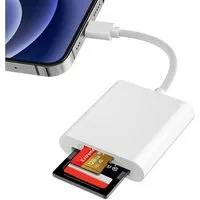 FELIXLEO Speicherkartenleser Speicherkartenleser SD Kartenleser iPhone Lightning SD Lesegerät