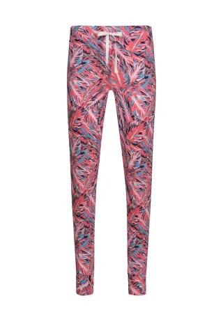 SKINY - SKINY Damen Hose lg. Night In Mix & Match rosy leaves