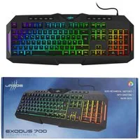 uRage uRage Gaming Keyboard Exodus 700 DE-Layout Gaming-Tastatur (Semi-Mechanical RGB LED Beleuchtung Halb Mechanische Tastatur)