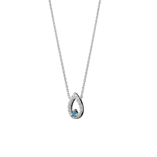 Orphelia 'Kiana' Halskette für Damen, 925er Sterlingsilber, Silber ZK-7487