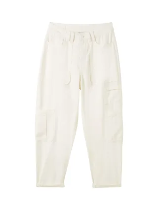 Denim Tom Tailor - Barrel Mom Cargo Hose off white - Gr. - XS
