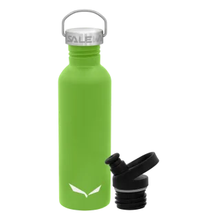 SALEWA - AURINO 1,0L EDELSTAHL FLASCHE MIT DOPPELTEM DECKEL - Grün (Gr.UNI)