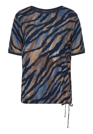 Betty Barclay - Casual-Shirt Blau/Braun - Gr. - 44