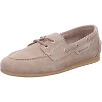 Tamaris taupe Schnürschuh