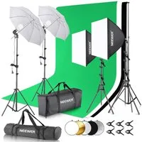 Neewer Fotostudio-Box NK102 Fotostudio-Set 8,5x10ft, 800W LED, Green Screen, für Fotografie