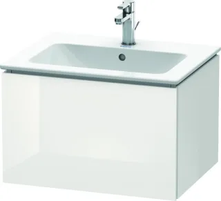 Duravit L-Cube Waschtischunterbau wandhängend Weiß Hochglanz 620x481x400 mm - LC614008585 LC614008585