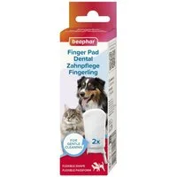 beaphar Tierzahnbürste Zahnpflege-Fingerling - 2 Stück für Hunde