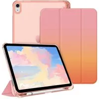 Fintie Tablet-Hülle für iPad 11 Generation 11‘’ 2025 (A16), iPad 10 Generation 10.9'' 2022, ultradünn, mit Stifthalter, transparenter Rückseite, Auto Schlaf/Wach