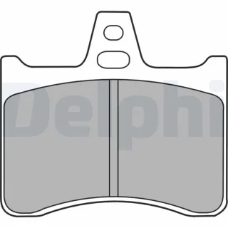 Delphi Bremsbel?ge hinten Citroen Cx Xantia Xm