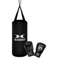 Hammer Boxsack Junior (Set, 2-tlg., mit Boxhandschuhen)