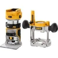 Akku-Kombifräse DCW604NT, 18Volt, Oberfräse gelb/schwarz, ohne Akku und Ladegerät, in TSTAK Box
