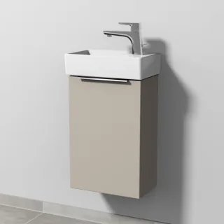 Sanipa 3way Waschtischunterbau zu Villeroy & Boch Avento Waschtisch mit 1 Tür, Kaschmir-Matt UP6261U