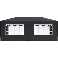 FIVMEN Pavillon 3x6m Faltpavillon mit 6 Seitenwände Höhenverstellbar Gartenpavillon, Partyzelt Gartenzelt UV Schutz Camping Pavillon für Party, Festival