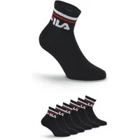 Fila Kurzsocken UNISEX QUARTER PLAIN SOCKS (6-Paar) mit Logo-Schriftzug