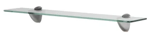 Fackelmann Glasablage 40x12, 2 Halter, Wandmont., 85384 85384