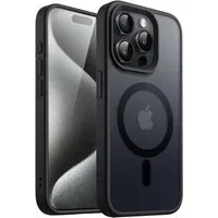 MSM Handyhülle Hülle für Apple iPhone 15 Pro / Max Hard Schutz Case Schwarz