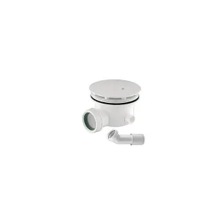 Hoesch Compact Ablaufarmatur 60329.305 Ø 90 mm, mit runder Ablaufabdeckung, verchromt