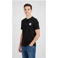 Converse Kurzarmshirt für Kinder und Jugendliche mit Brandlabel innen, aus luftigem Jersey-Material