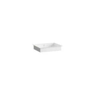Laufen METAPHOR Einbauwaschtisch H513ME50001091 504x379x111 mm, ohne Armaturenbank, ohne Hahnloch, mit Überlauf, weiß