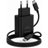 Ventarent 45W Lade-Set mit 2m Kabel für iPhone 17, 16 & 15 USB-Ladegerät USB-Ladegerät (3000 mA, Set, 2-tlg., Netzadapter und Ladekabel, Fast Charge, PD, PPS, Apple iPhone)