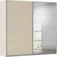OTTO home Schwebetürenschrank Kleiderschrank Schrank Garderobe Schlafzimmerschrank THANOS (3 verschiedene Ausstattungen BASIC/CLASSIC/PREMIUM (inkl. SOFT-CLOSE) Optional mit Spiegel, Metall-Griffleisten alufarben MADE IN GERMANY
