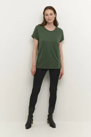 T-shirt Loose fit dark green
