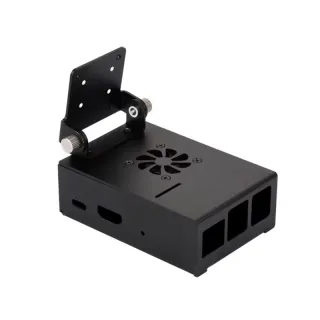 Aluminum Alloy Cooling Case for VisionFive2 Lite Integrated Heatsink Cooling Fan Camera Mount Adjustable Bracket Thermal