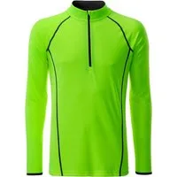 Daiber Funktionsshirt James & Nicholson JN 498 Herren Langarm Funktions-Shirt schnell trocknend