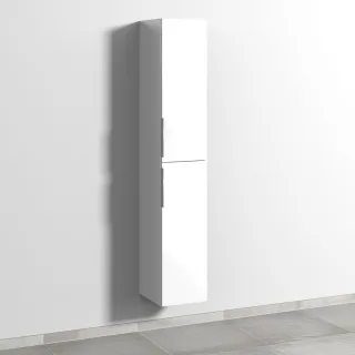 Sanipa 3way Hochschrank mit 2 Türen, Weiß-Glanz UF09178
