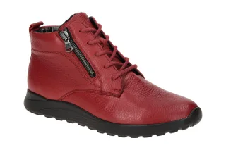 Waldl?ufer 778807 Rubinfarbene Damen Stiefeletten H-ALINA, Weit in Gr??e Normal