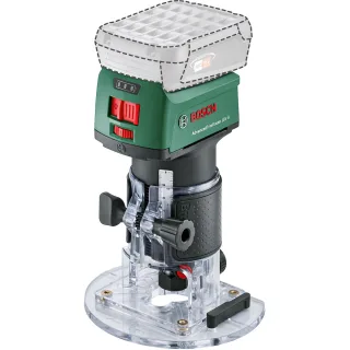 Bosch Oberfräse AdvTrimRouter 18V-8, Baretool - 06039D5000