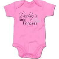 G-graphics Kurzarmbody Daddy´s little Princess Baby Body mit Spruch / Motiv / Aufdruck • als Geschenk
