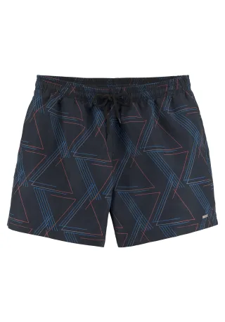 LASCANA - buffalo lm Badeshorts black-print - Gr. - XL
