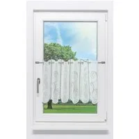 LYSEL® Scheibengardine Ornamente (1 St), transparent, HxB 30x48cm