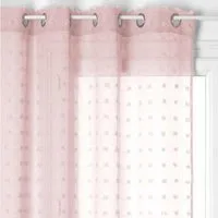 Atmosphera Créateur d'intérieur Gardine Voilage Rose Lily 140X240 - Rose Clair (1 St), modern