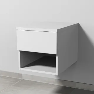 Sanipa Anbau-/Solitärschrank 2morrow (P1350) 340x350x520 Weiß-Soft, P135043 P135043