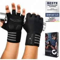 BLACKROX Trainingshandschuhe [Vergleichssieger 2026] Fitnesshandschuhe, Gr. M-XL, Damen & Herren